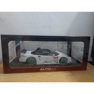 1/18 AUTOART 2003 HONDA ACURA NSX JGTC WHITE JDM RARE DISCONTINUED NA1 TEST CAR