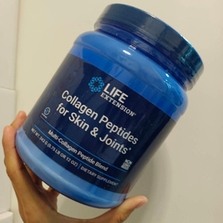 คอลลาเจนไลฟ์ เอ็กเทนชั่น สำหรับผิว และข้อ Life extension Collagen Peptides for Skin &amp; Joints 343 กรัม