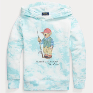 Ralph Lauren Polo Bear Tie-Dye–Print Fleece Hoodie