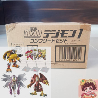 Shodo Digimon Series 1 Figures (WarGreymon, Angewomon,Garudamon)(ดิจิม่อน วอร์เกรย์มอน,แองเจวูม่อน,การูดาม่อน)[P-BANDAI]