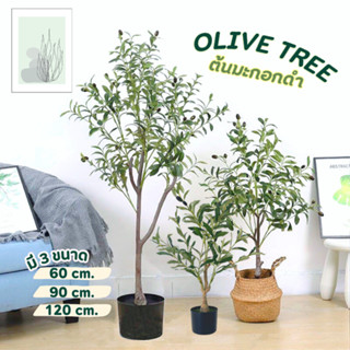 ✨พร้อมส่ง✨ ต้นโอลีฟ ต้นมะกอกดำ หลายขนาด 60-120cm olive tree ต้นไม้ปลอม ต้นไม้ประดิษฐ์