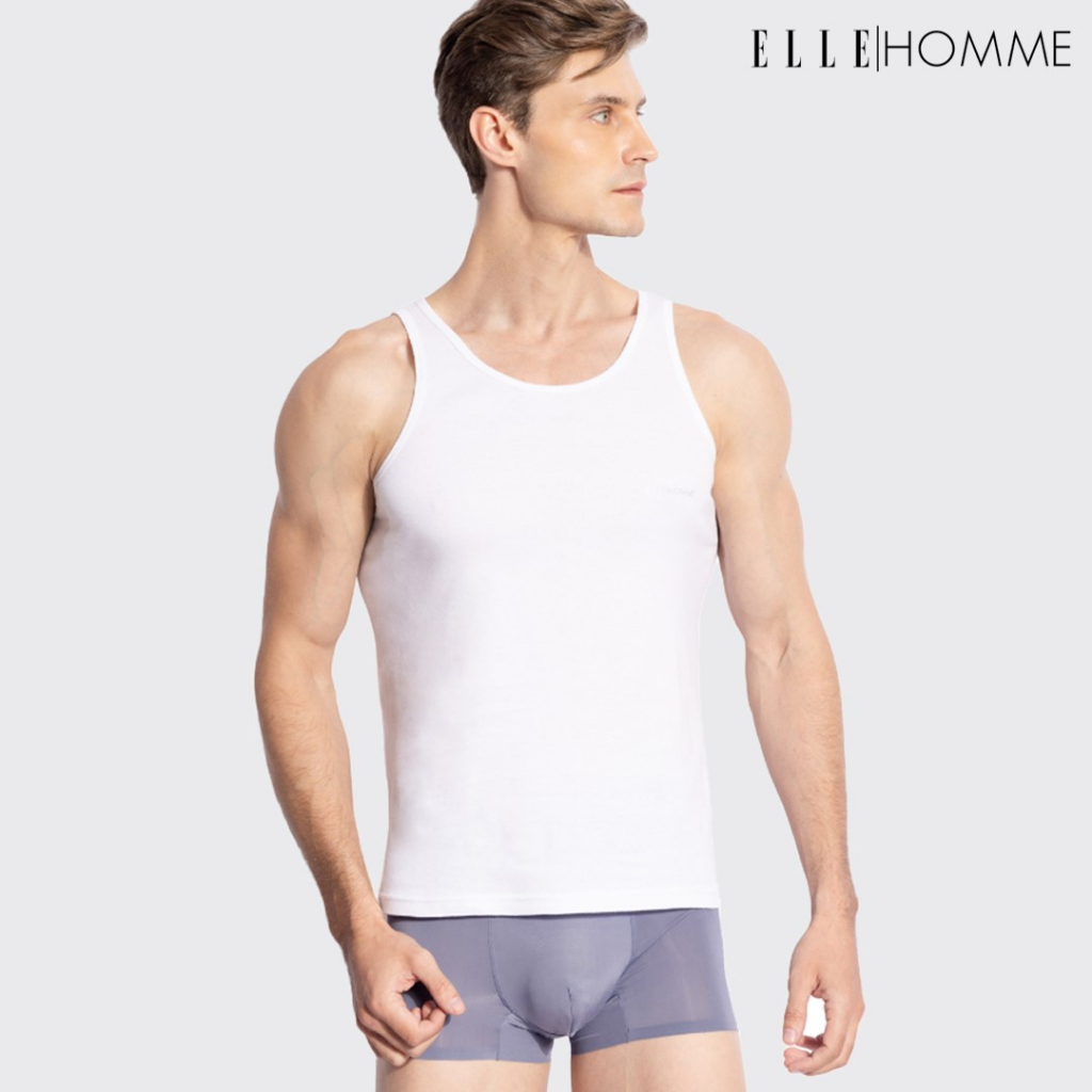 ELLE HOMME | เสื้อกล้าม ผ้า 100% Cotton เนื้อนุ่มใส่สบาย ระบายอากาศได้ดี | KVE1904