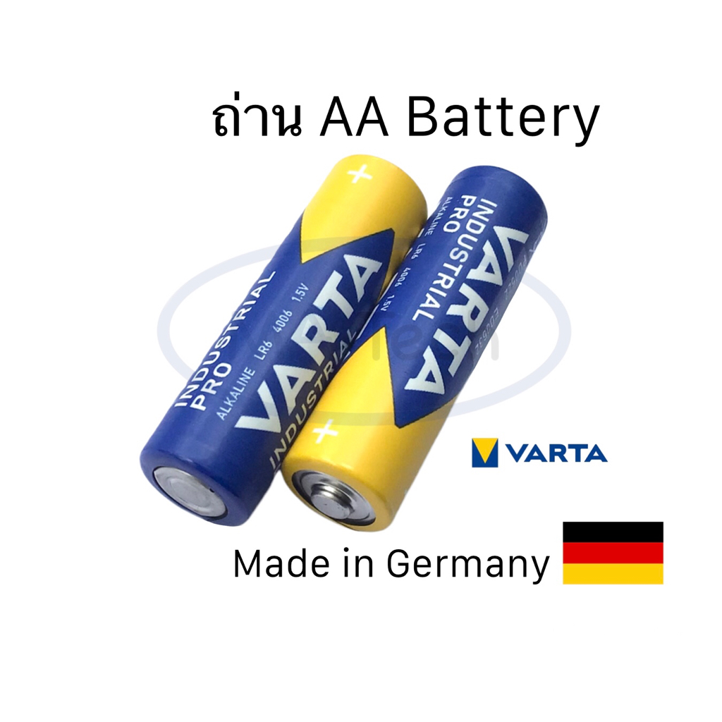 VARTA ถ่านอัลคาไลน์ ถ่าน AA  Battery 2A ถ่าน AA 1.5V Battery 1.5V/2970mAh ถ่านกล้องถ่ายรูป ถ่านแบตเตอรี่ จำนวน 2 ก้อน