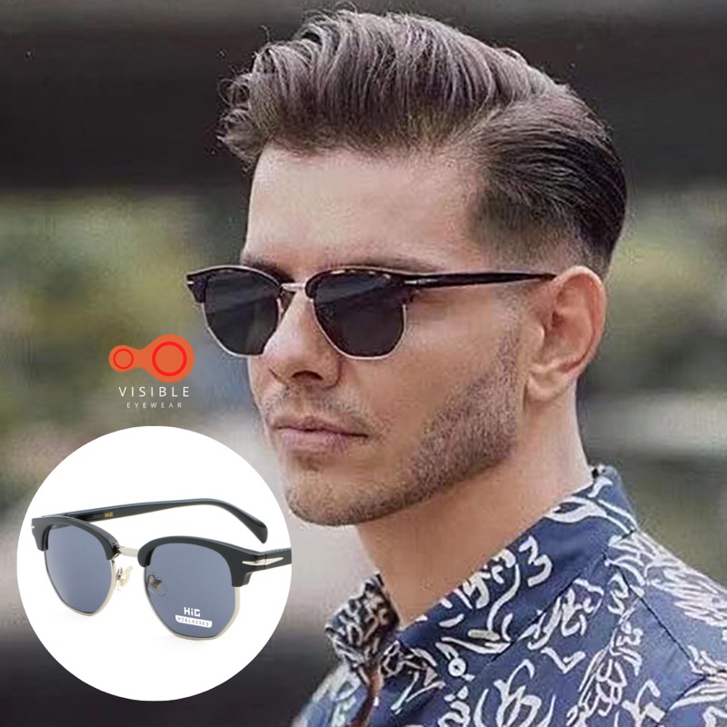 HiG 5253 Collection Sunglasses UV400 แว่นกันแดด ทรงคลับมาสเตอร์ Club Master