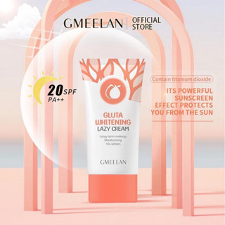 Gmeelan Gluta Whitening Lazy Cream Moisturizer Sunscreen มอยเจอร์ไรเซอร์ ครีมบํารุงผิวขาว ครีมสมุนไพร ครีมบำรุงผิวหน้า ก