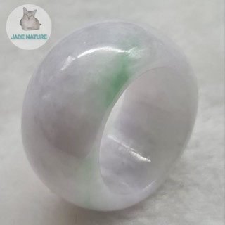 แหวนหยกพม่าแท้ Jadeite Type A ไซส์ 62 (NO.1)