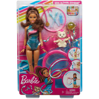 Barbie Gymnast Playset Spin N Twirl Doll ตุ๊กตาบาร์บี้ ลิขสิทธิ์แท้