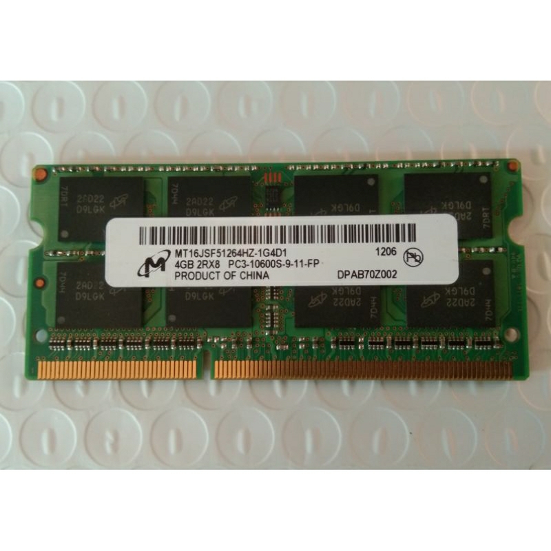 แรม RAM DDR3 1GB/2GB/4GB Notebook แรมโน๊ตบุ๊ค มือสอง สภาพดี