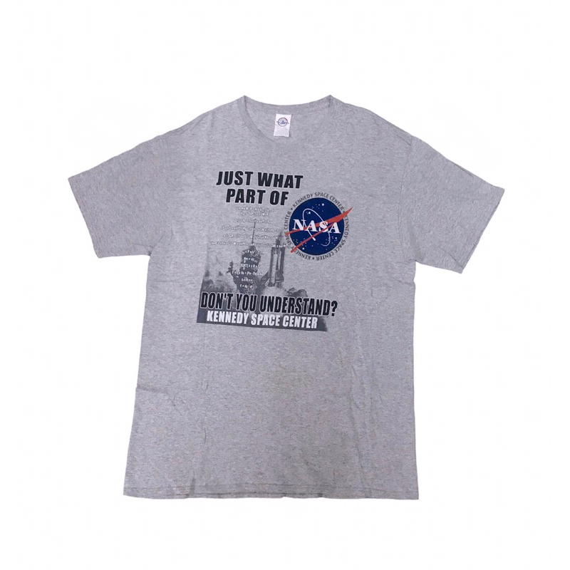 เสื้อยืด Delta usa brand ลายหน้าหลัง NASA แท้💯