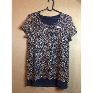 เสื้องานปักเลื่อมวิบวับแวววาวหรูหราอก38