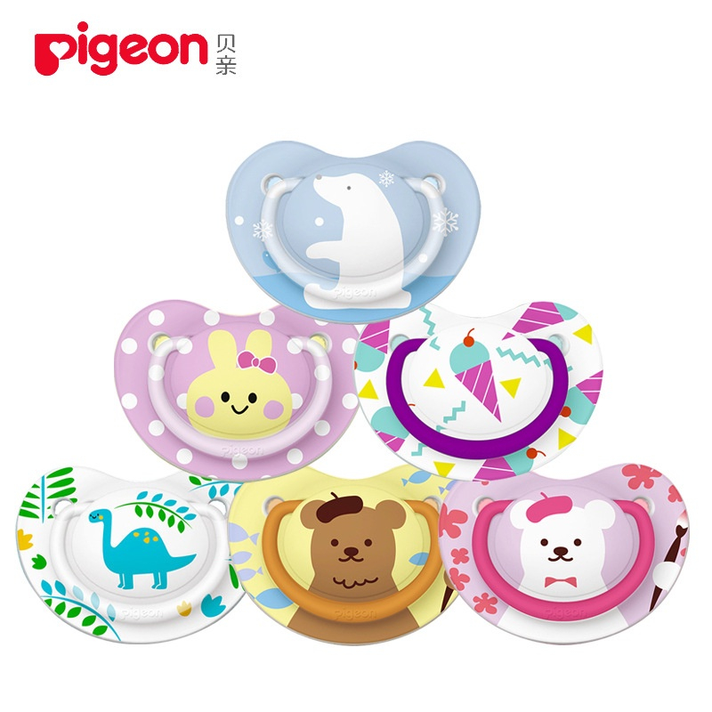 🚚พร้อมส่งในไทย Pigeon จุกนมหลอกเด็ก แบบซิลิโคน สําหรับเด็กทารก