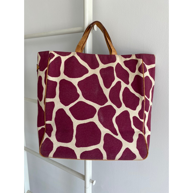 MZ WALLACE Canvas Tote Bag ใบใหญ่ กระเป๋าใส่คอมพิวเตอร์ ผ้าแคนวาส กระเป๋า