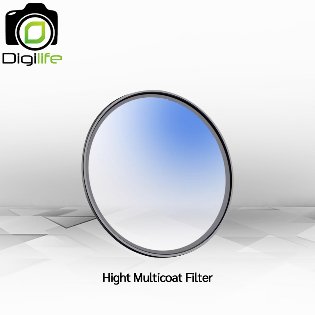 K&F Concept Filter HMC UV มัลติโค้ด ขนาด 37, 40.5, 43, 46, 49, 52, 55, 58, 62, 67, 72, 77, 82 mm.