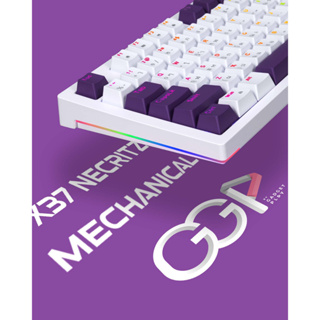 [กรุงเทพฯ ด่วน 1 ชั่วโมง]คีย์บอร์ดเกมมิ่ง รุ่น X37 NECRITZ Mechanical RGB lighting gaming keyboard ประกันศูนย์ไทย