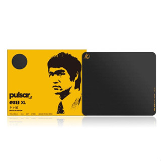 แผ่นรองเมาส์ GAMING MOUSE PAD PULSAR ES1 XL 3MM BRUCE LEE EDITION (PES13XLBLB) BLACK