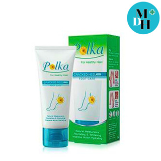 Polka Cracked Heel Cream พอลก้า ครีมบำรุงเท้า ครีมทาส้นเท้าแตก สมานรอยเท้าแตก ขนาด 13 กรัม / 25 กรัม / 60 กรัม