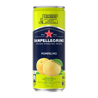 ซานเพลลีกรีโน น้ำเกรฟฟรุ๊ตโซดา 330 มล - San Pellegrino Pompelmo Fruit Beverage 330ml