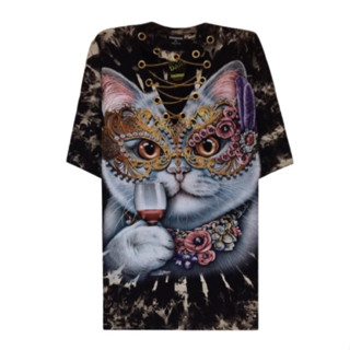 มินิเดรส ลายแมว (Size XL)