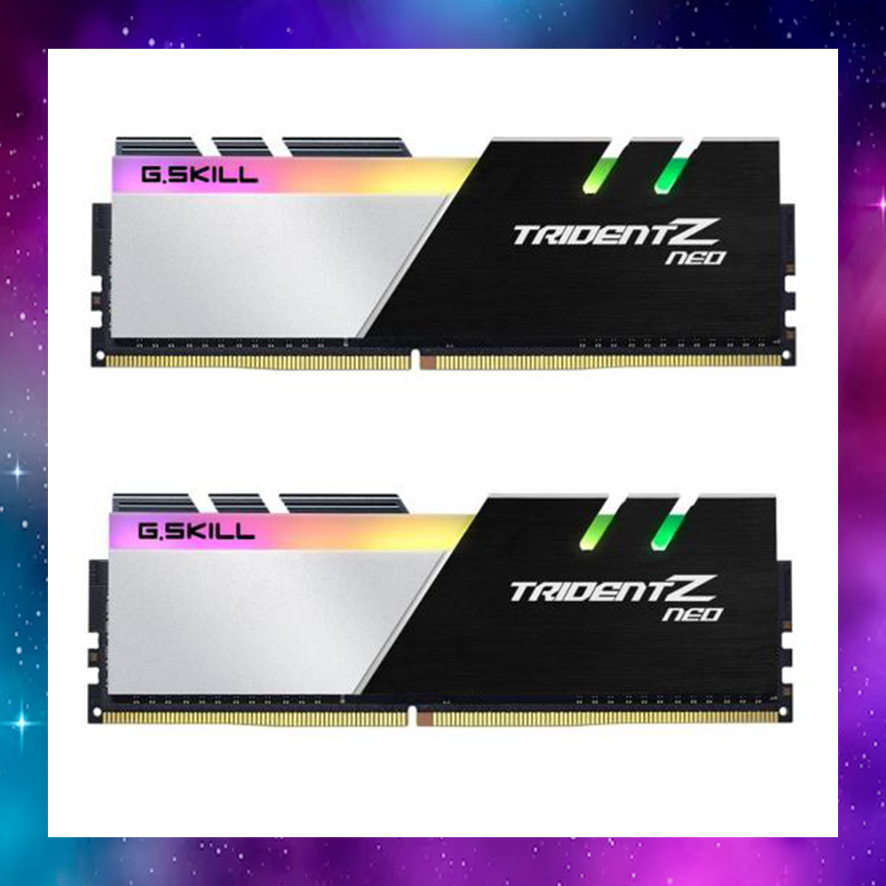 32GB (16GBx2) DDR4 3200MHz RAM (หน่วยความจำ) G.SKILL TRIDENT Z NEO (F4-3200C16D-32GTZN) ประกันLT