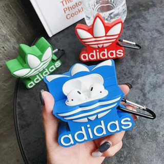 เคส Airpod Airpod Case หูฟัง Apple AirPods ซิลิโคน Apple AirPods ลาย Adidas แดง น้ำเงิน เขียว POD-205/6/7