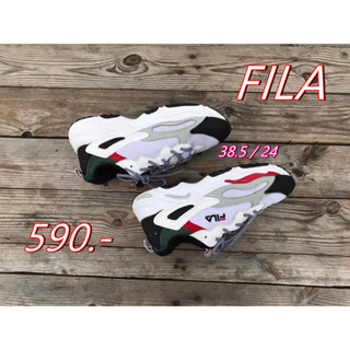 รองเท้าผ้าใบมือสอง Size 38.5 / 24 cm ถ่ายจากงานจริง ของเเท้ FILA RAY TRACER Unisex