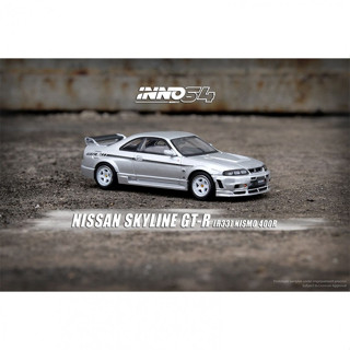 INNO 1/64 NISSAN SKYLINE GT-R (R33) NISMO 400R Sonic Silver