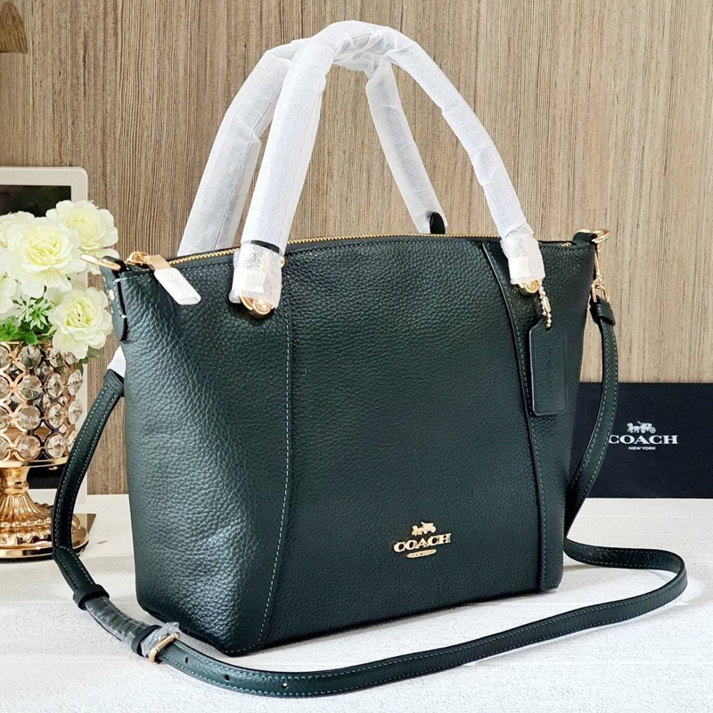 AD🎀(สด-ผ่อน) พัดหนัง 10 นิ้ว C6229 Kacey Satchel