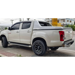 โรลบาร์ไฟเบอร์ CB-773 แครี่บอยสีขาวมุข สำหรับ Isuzu Dmax 2012-2019 *4 ประตู* สินค้ามือ2 (สั่งทำสีได้)