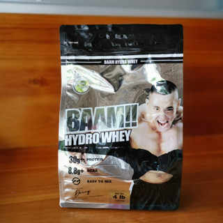 เวย์โปรตีน BAAM HYDRO WHEY 4 LBS WHEY PROTEIN  เพิ่มกล้ามเนื้อ/ลดไขมัน