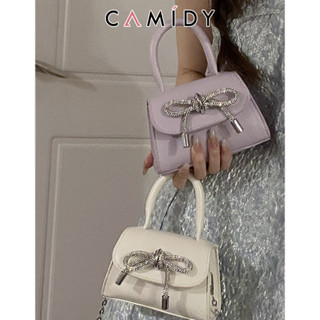 Camidy ชนกลุ่มน้อย ออกแบบกระเป๋าสตรีแฟชั่นใหม่มินิกระเป๋าถืออเนกประสงค์กระเป๋าสะพายร่อซู้ลกระเป๋าลิปสติก