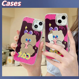 คูปองเคลม🎀เคสไอโ case for iphone 11 12 แมวน่ารักปลาทองแดงย่าง เคส 14 13 12 11 pro max เคสมือถือกันกระแทก