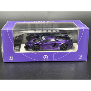 Time Micro​ 1/64  LP700 GTEVO diecast model. purple