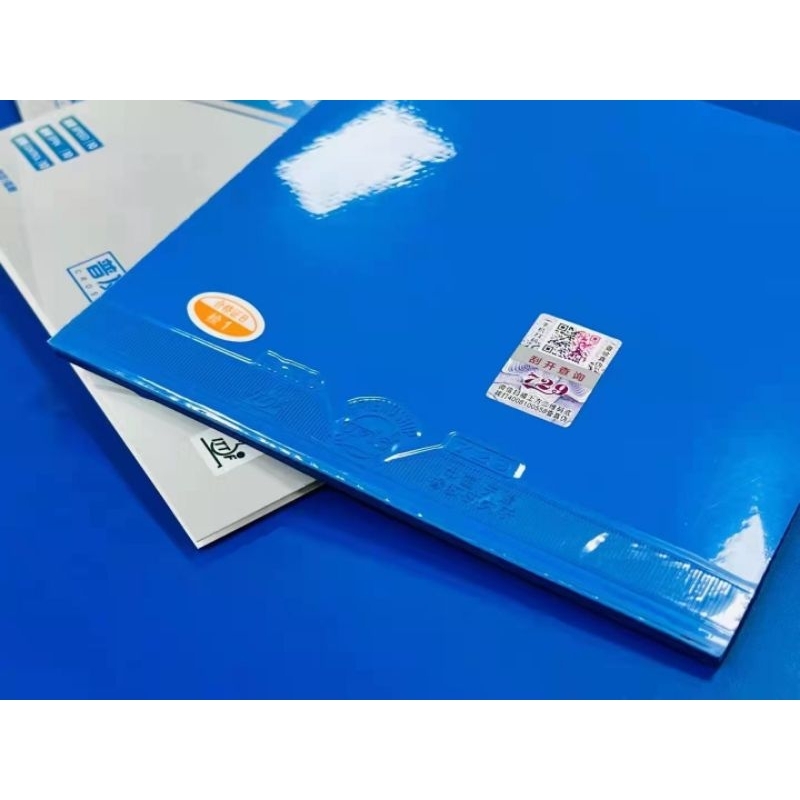 ยางปิงปอง 729 Cross colour หน้ายางสีฟ้า