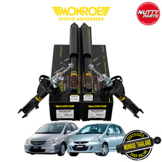 MONROE โช๊คอัพ มอนโร HONDA JAZZ GD 04-06 , CITY ZX 07-08 โช้คอัพ แจ๊สGD , ซิตี้ZX 744111SP(FL),744110SP(FR),378061SP (R)