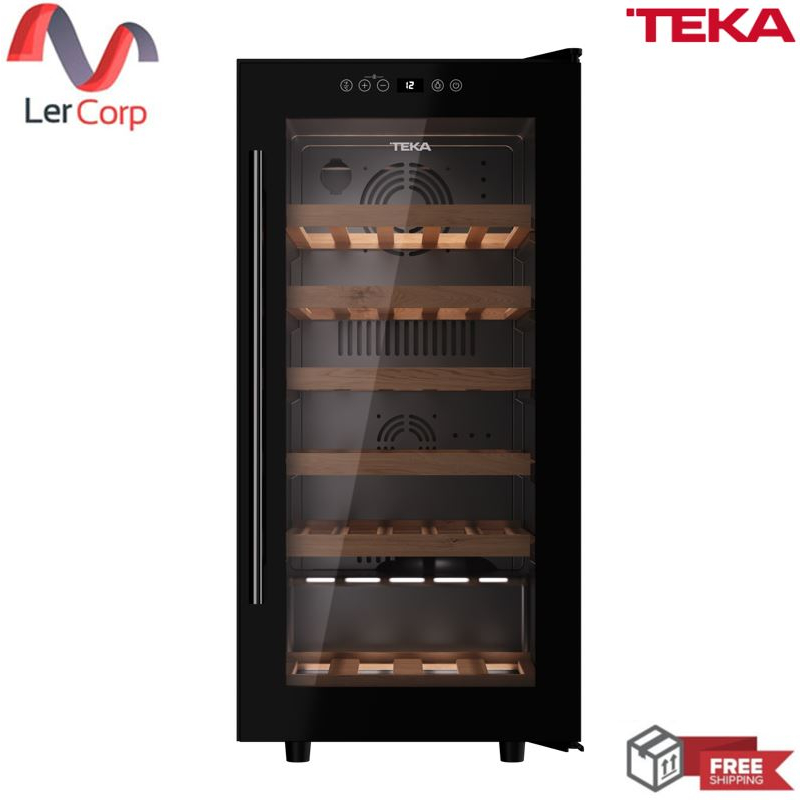 (TEKA) ตู้แช่ไวน์ Free standing รุ่น RVF 10032 GBK สามารถจุได้ถึง 32 ขวด