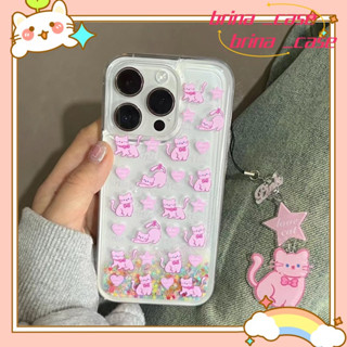 ❤️ส่งของขวัญ❤️ เคสไอโฟน 11 12 13 14 Pro Max แมว ความนิยม แฟชั่น เรียบง่าย สาวน่ารักหัวใจ Case for iPhone ป้องกันการตก