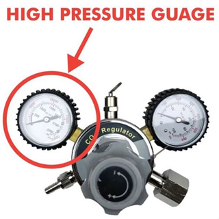 High Pressure Gauge 0-3000 psi for Regulator