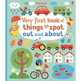 Usborne books Very first book of things to spot out and about 1Y+  หนังสือ จับคู่เลข  สำหรับเด็ก 1 ปีขึ้นไป