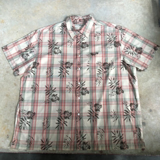 เสื้อฮาวาย Vtg.Hawaii Shirt PENMANS MADE IN CHINA Sz.2XL 65% POLYESTER 35% COTTON