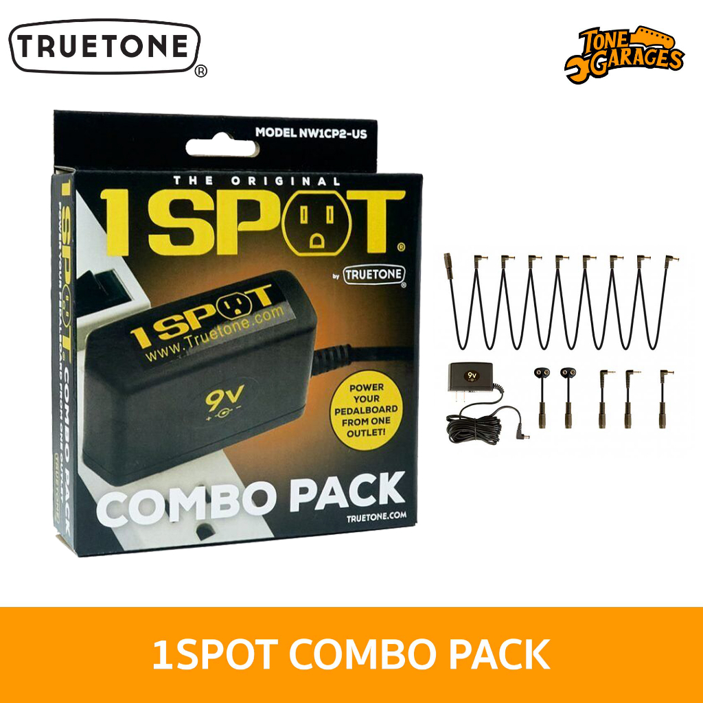 Truetone 1SPOT Combo Pack Power Supply (US) เอฟเฟคกีต้าร์ เบส มาพร้อม Daisy Chain และหัวแปลงอื่นๆ
