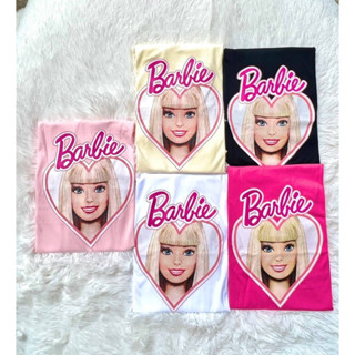 🎀เสื้อยืดโอเวอร์ไซส์ ลาย  I’m a Barbie in the barbie world 💗 ป้าย it’s my day ผ้า cotton100%