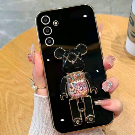 เคส ขาตั้ง น้องหมี สำหรับ Samsung A51 A71 A22 A50 A50S A30S A14 A24 A34 A54 A53 A52 A52S A13 A04S A23 A12 A02S A03S