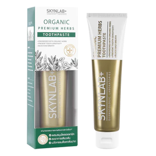 SKYNLAB - Organic Premium Herbs Toothpaste Skynlab (160 g.) ยาสีฟันออแกนิคสูตรสมุนไพรธรรมชาติ