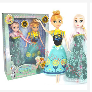 FROZEN FEVER Doll ตุ๊กตาบาร์บี้เจ้าหญิง แพคคู่ งานสวยน่ารัก