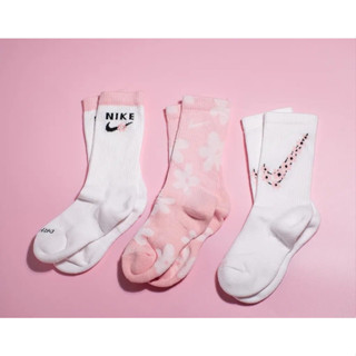 Nike Everyday Cushioned Crew Socks (3 Pairs)💜พร้อมส่งจ้ะ💜