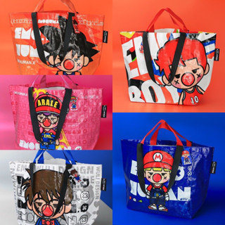 PREORDER✈️shopping bag กระเป๋า ผ้า Pvc ลายการ์ตูน ยุค90 แข็งแรง ทนทาน