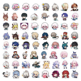 Honkai Star Rail สติ๊กเกอร์อิโมจิ Emoji Mini Sticker 65 ชิ้น/1ชุด [พร้อมส่ง]