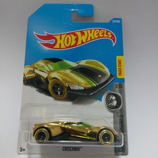 รถเหล็ก Hotwheels CRESCENDO สีทอง (ib41)