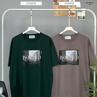 เสื้อยืด Oversize แบรนด์ Anywear ®️ ลาย Isolated