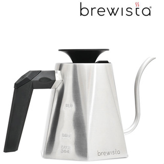 Brewista หม้อต้มกาแฟแบบแขวนหูแขวนกาแฟดริปกรองการชงชาสแตนเลสในครัวเรือนเรียวปากหม้อ 0.8L